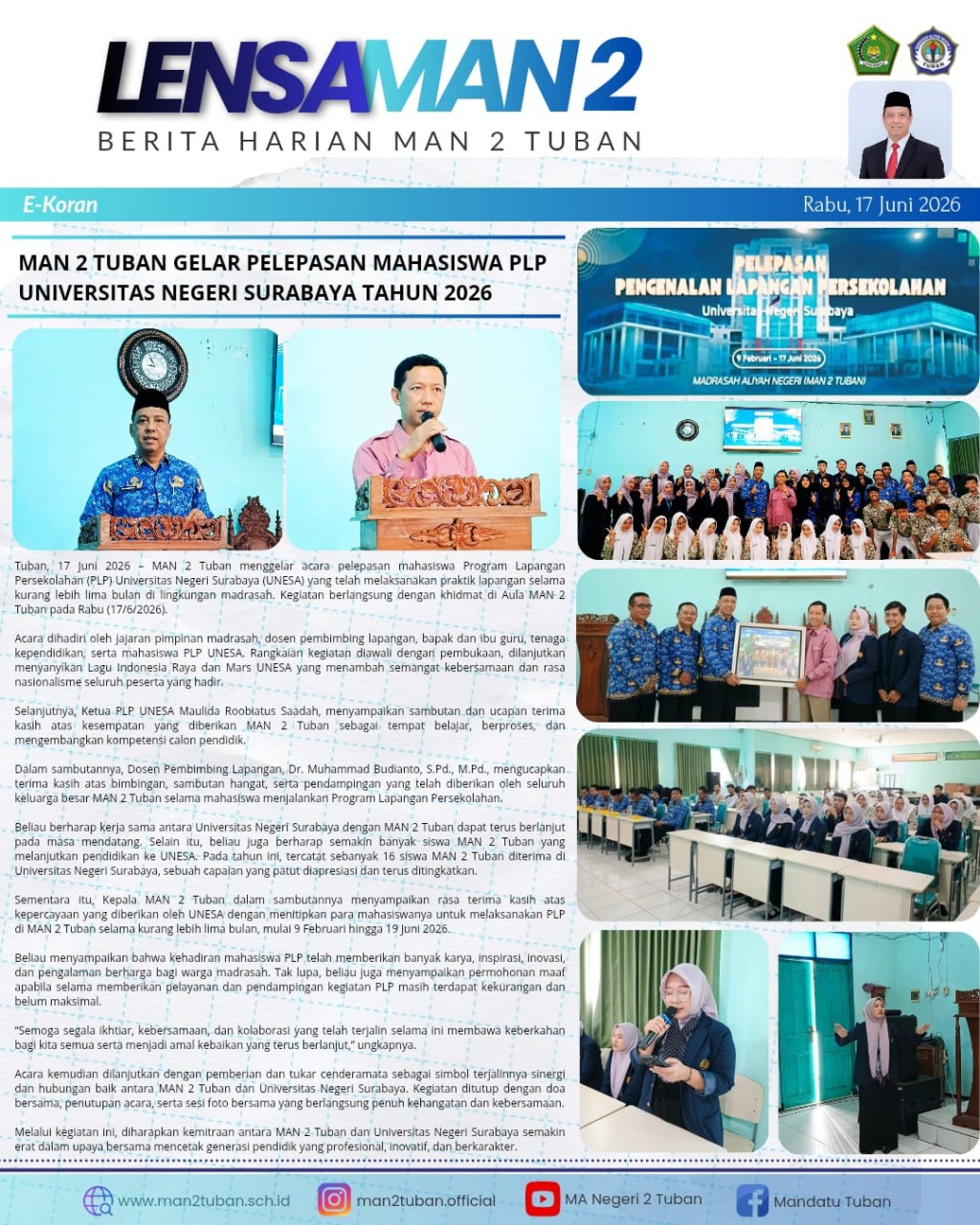 Pelepasan Mahasiswa PLP