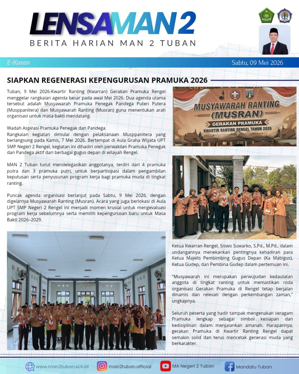 Siapkan Regenerasi Kepengurusan Pramuka 2026